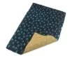 Bronte Navy Paw Print Dog Bed Fleece 75X100cm
