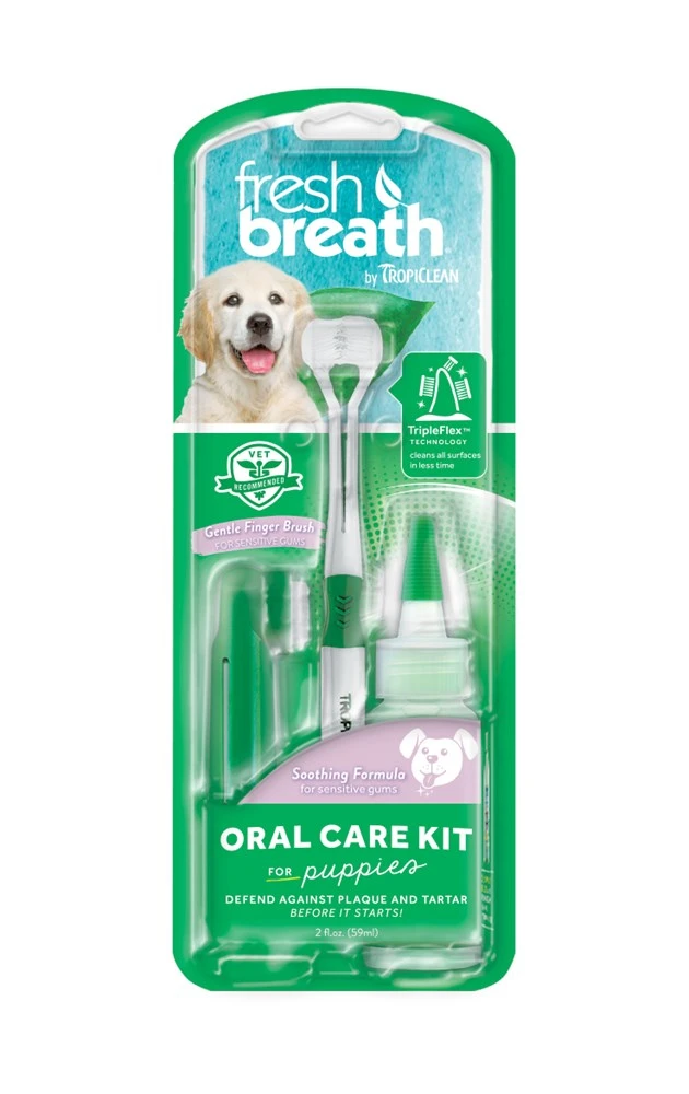 Tropiclean Puppy Oral Care Kit 1 Tropiclean Puppy Oral Care Kit