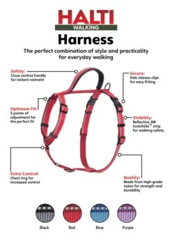 Coachi Halti Walking Harness Red X Small