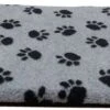 Paws Fleece Crate Mat 30" X 21" Small