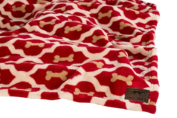 Tall Tails Red Bone Fleece Blanket Medium 1 Tall Tails Red Bone Fleece Blanket Medium