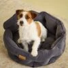 Joules Chesterfield Pet Bed Grey Small