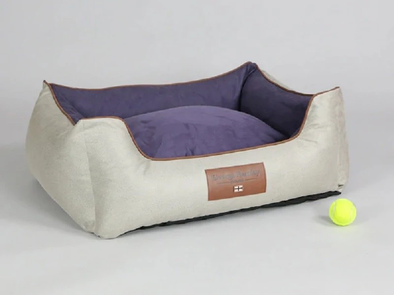 Selbourne Orthopedic Box Bed Medium Taupe/Grape 1 Selbourne Orthopedic Box Bed Medium Taupe/Grape