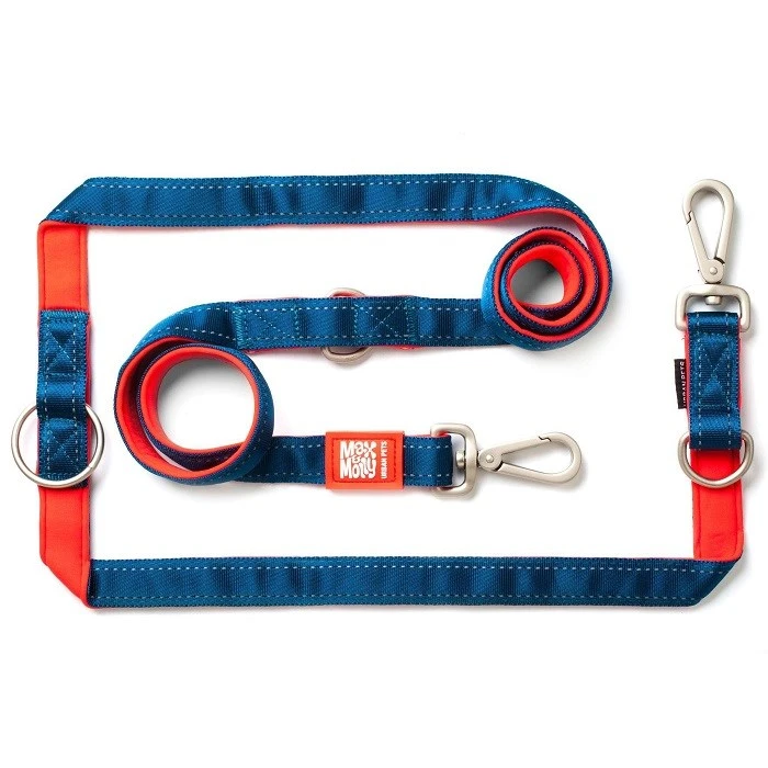 Max & Molly Multi-Function Leash Matrix Red - X-Small 1 Max & Molly Multi-Function Leash Matrix Red - X-Small