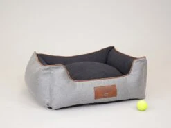 Monxton Orthopedic Box Bed Medium Silver/Onyx