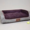 Monxton Orthopaedic Sofa Bed Large Silver/Vino