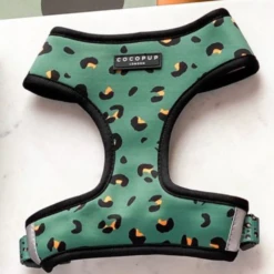 Cocopup London Khaki Leopard Harness Small